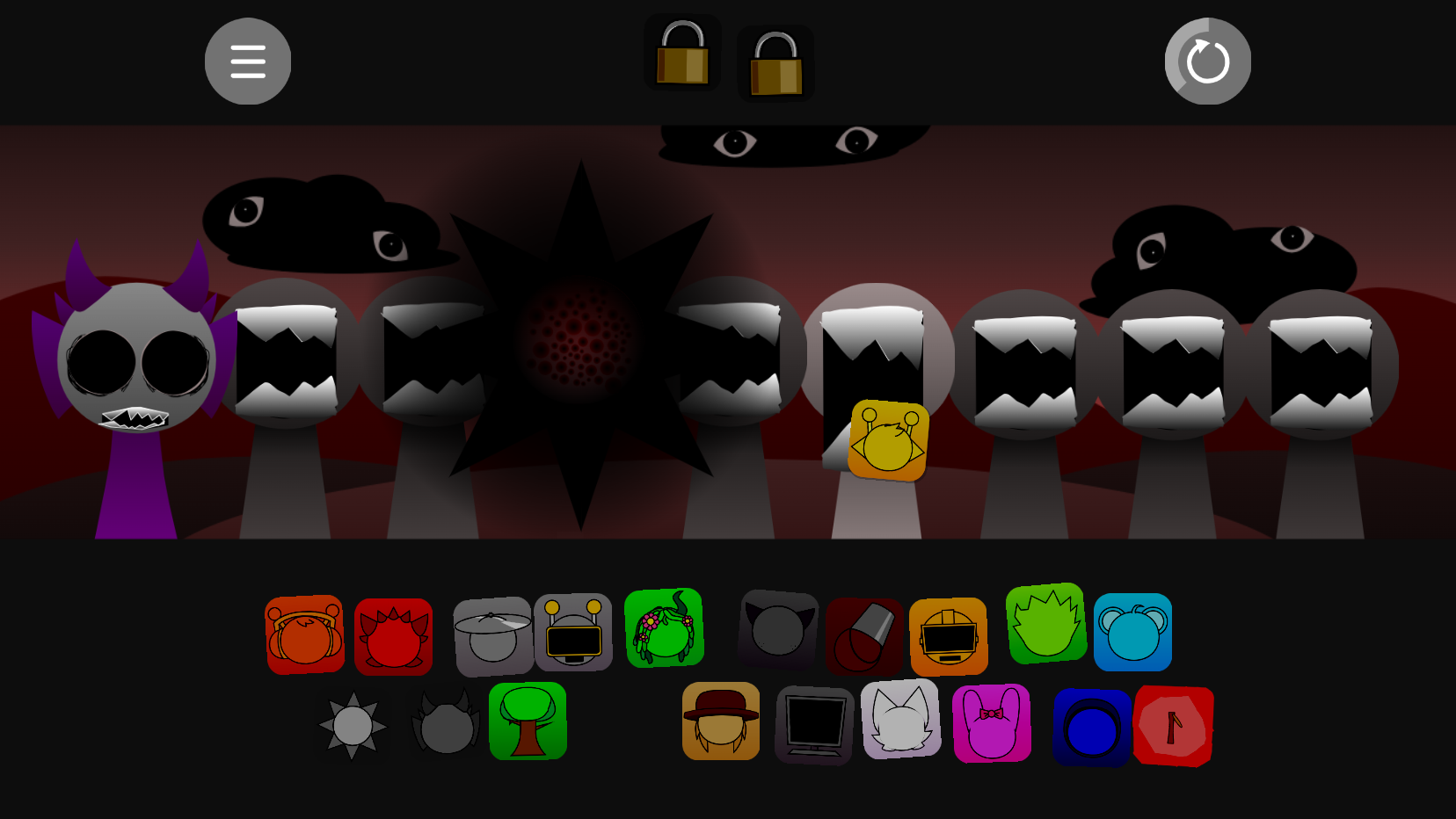 Sprunki Pyramixed (with horror anims) by Salvador Lopez(@SalvadorLopez